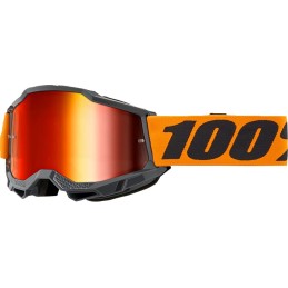 Gafas 100% Accuri 2 Gris/Naranja/Rojo - lente espejo rojo