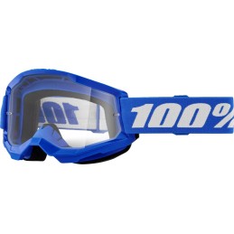 Gafas 100% Strata 2 Azul/Blanco - lente transparente