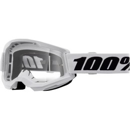 Gafas 100% Strata 2 Negro/Blanco - lente transparente