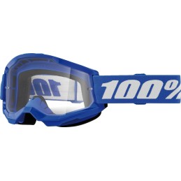 Gafas 100% Strata 2 Junior Azul/Blanco - lente transparente