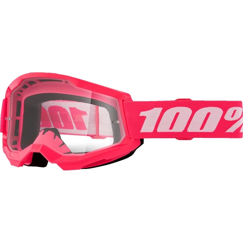 Gafas 100% Strata 2 Junior Rosa/Blanco - lente transparente