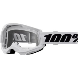 Gafas 100% Strata 2 Junior Negro/Blanco - lente transparente