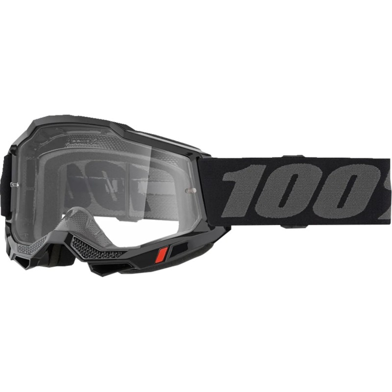 Gafas 100% Accuri 2 OTG Negro/Gris - lente transparente
