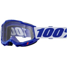 Gafas 100% Accuri 2 OTG Azul/Blanco - lente transparente