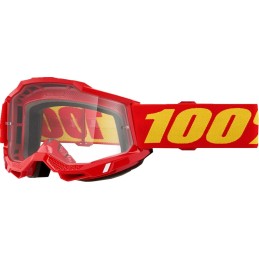 Gafas 100% Accuri 2 OTG Rojo/Amarillo - lente transparente
