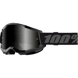 Gafas 100% Strata 2 Sand Negro - lente ahumado