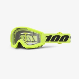 Gafas 100% Strata Mini Negro/Amarillo - lente transparente