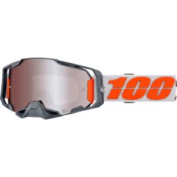 Gafas 100% Armega HiPER Plateado - lente espejo plateado