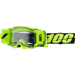 Gafas 100% ARmatic Forecast Negro/Amarillo flúor - lente transparente