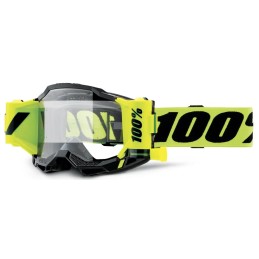 Gafas 100% Accuri 2 Forecast Roll-Off Negro/Amarillo flúor - lente transparente