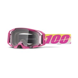 Gafas 100% ARmatic Rosa/Blanco/Amarillo - lente transparente