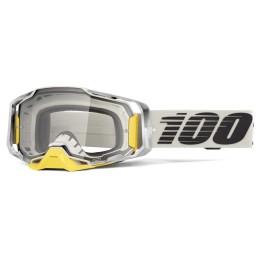 Gafas 100% Armega Plateado/Blanco/Amarillo - lente transparente