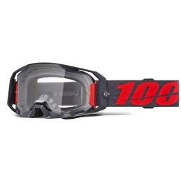 Gafas 100% ARmatic Negro/Rojo - lente transparente