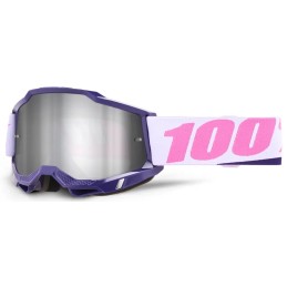 Gafas 100% Accuri 2 Rosa/Púrpura/Plateado - lente espejo plateado