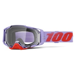 Gafas 100% Armega Gris/Púrpura/Transparente/Rojo - lente transparente