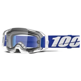 Gafas 100% ARmatic Enduro Dual Pane Azul/Transparente/Blanco - lente transparente