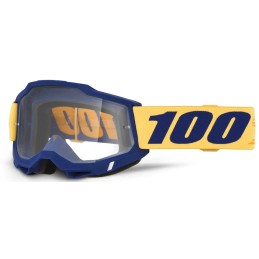 Gafas 100% Accuri 2 Azul oscuro/Amarillo - lente transparente