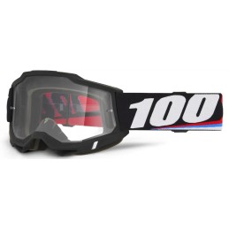 Gafas 100% Accuri 2 Negro/Azul/Rojo/Blanco - lente transparente