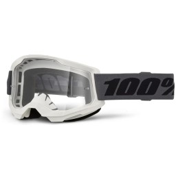 Gafas 100% Strata 2 Negro/Blanco/Gris oscuro - lente transparente