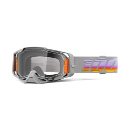 Gafas 100% Armega Fallbrook Gris/Naranja - lente transparente