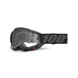 Gafas 100% Accuri 2 Enduro Moto Negro/Gris oscuro - lente transparente