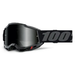 Gafas 100% Accuri 2 Sand Negro/Ahumado/Gris oscuro - lente ahumado