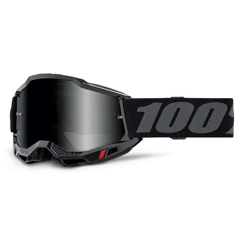 Gafas 100% Accuri 2 Sand Negro/Ahumado/Gris oscuro - lente ahumado