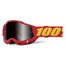 Gafas 100% Accuri 2 Sand Rojo/Ahumado/Amarillo - lente ahumado