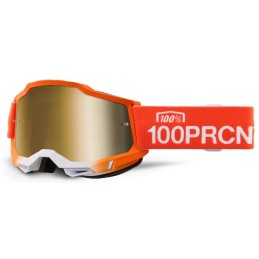 Gafas 100% Accuri 2 Junior Antwerp Dorado/Naranja/Blanco - lente espejo