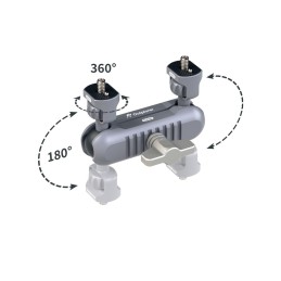 Brazo doble universal Outplorer Magic para soporte de móvil