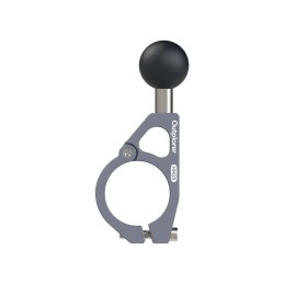 Abrazadera de manillar Outplorer con bola de 1 pulgada