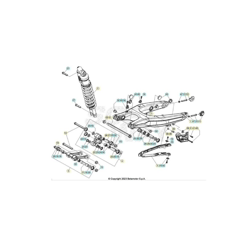 BRIDA FIJACIÓN TUBO FRENO RR-4T - 1514605000