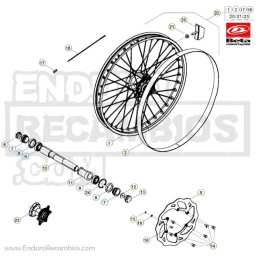 TAPON EJE RUEDA - 026410028200