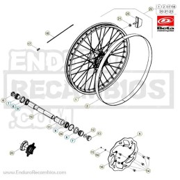 TAPON EJE RUEDA - 026410028200