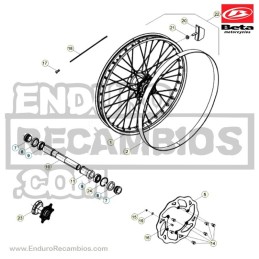 SALVACAMARA 750X25-21 RR-4T / RR 125" - 1538200000