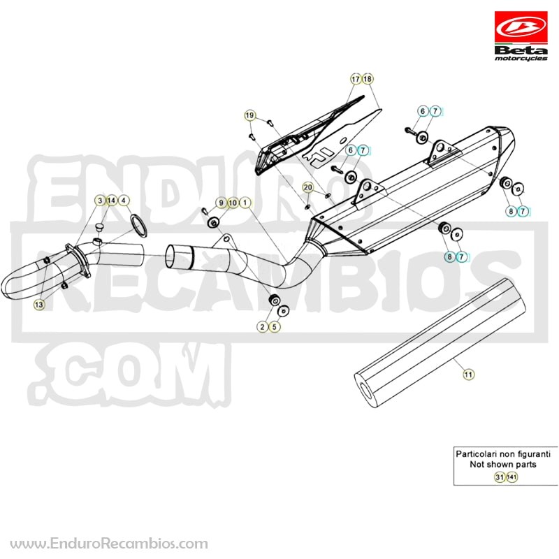 COLECTOR ESCAPE RR 4T 430-480 EU - 037370310000
