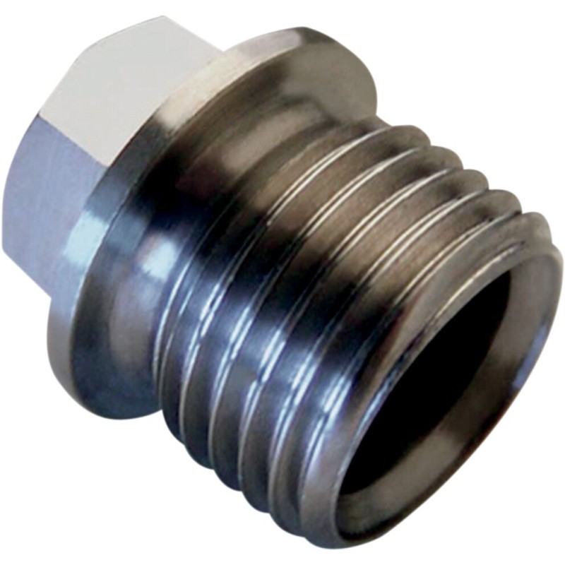 Tapón de vaciado no magnético Zip-Ty plata Moose Racing KTM