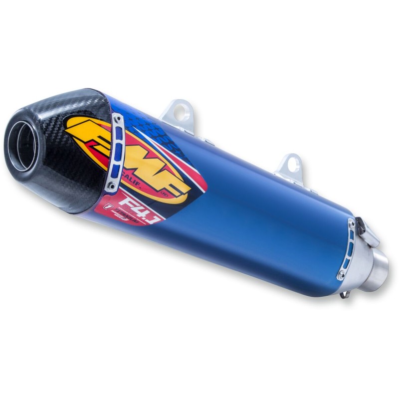 Silencioso Factory 4.1 RCT titanio y carbono azul anodizado FMF KTM - 045586