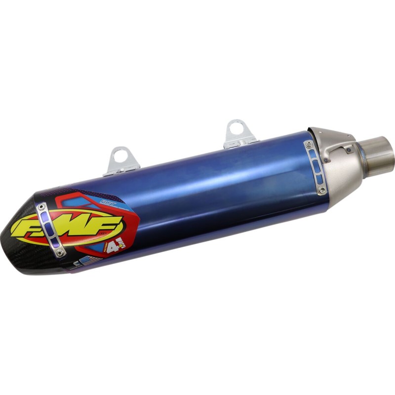 Silencioso Factory 4.1 RCT titanio y carbono azul anodizado FMF KTM - 045561