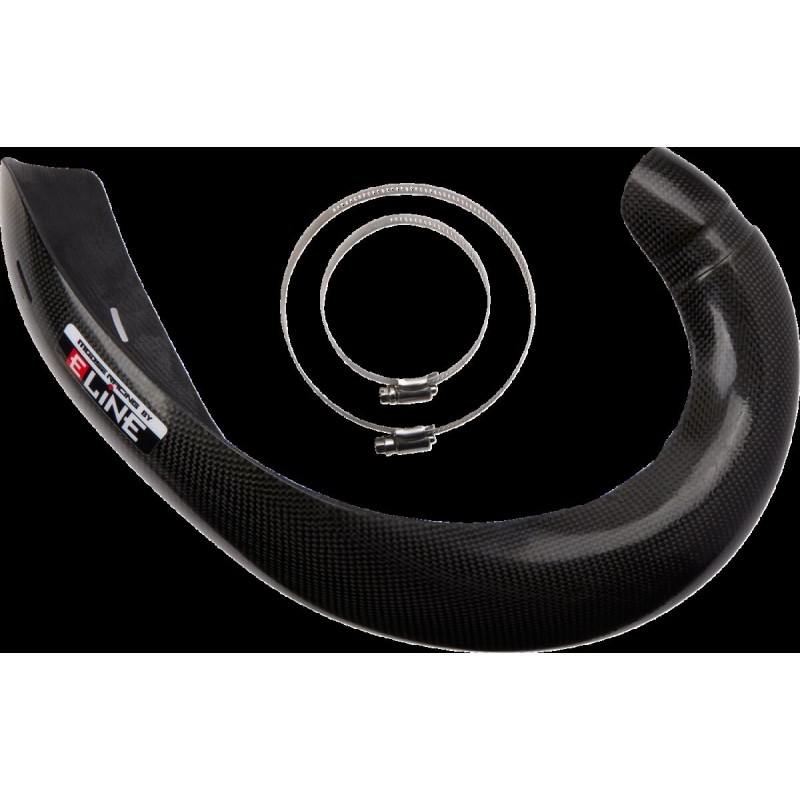 Protector de tubo de escape de fibra de carbono Moose Racing Husqvarna