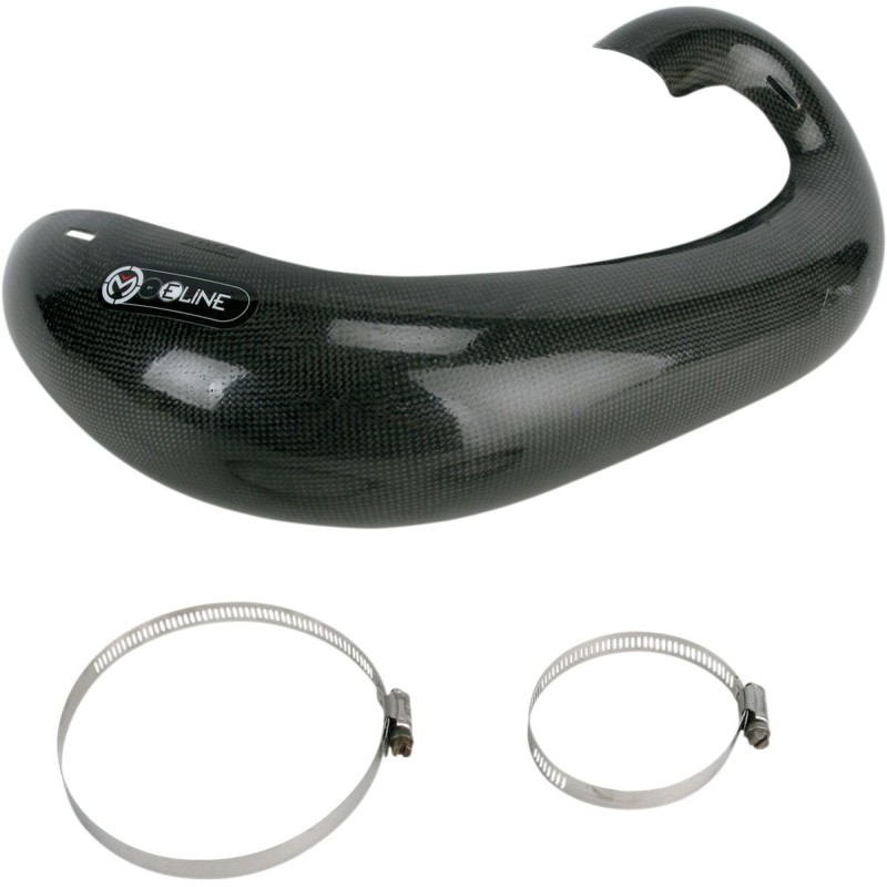 Protector de tubo de carbono para escape FMF 2T Moose Racing KTM 200