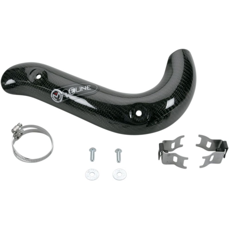 Protector de tubo de carbono para escape Pro Circuit 4T Moose Racing KTM 400-525