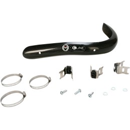 Protector de tubo de carbono para escape original 4T Moose Racing KTM