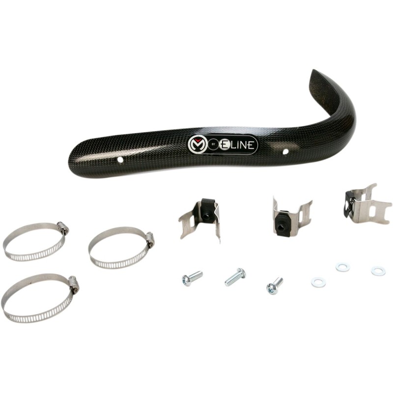 Protector de tubo de carbono para escape original 4T Moose Racing KTM