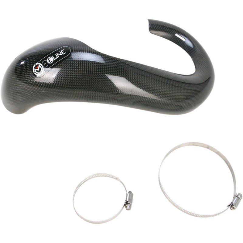 Protector de tubo de carbono para escape original 2T Moose Racing KTM 85/105