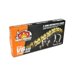 Cadena X-Ring V6 paso 520 120 eslabones con enganche Moto-Master GasGas