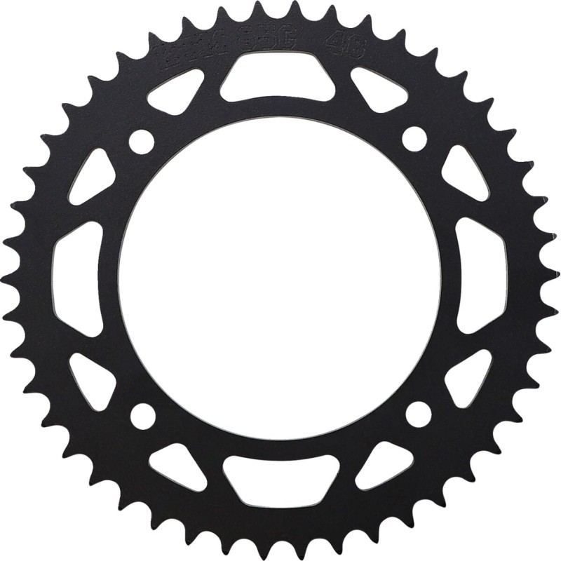 Corona de acero 46 dientes paso 520 negra Moose Racing KTM - 1210-895-46-STL