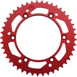 Corona de aluminio 45 dientes roja Moose Racing Husqvarna