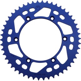 Corona de aluminio 50 dientes paso 520 azul Moose Racing Husqvarna