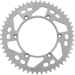 Corona de aluminio 51 dientes plata Moose Racing Husqvarna